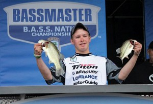 Naugatuck resident Noah Winslow, a freshman at Nonnewaug High School in Woodbury, competed in the Junior Bass Nation World Championship in October. Winslow finished second in his age group at the championship. –CONTRIBUTED 