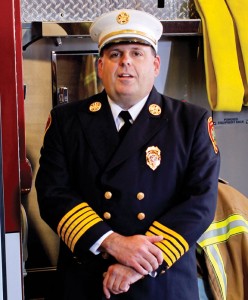 Naugatuck Fire Chief Ken Hanks will retire from the department effective Aug. 28. -RA ARCHIVE
