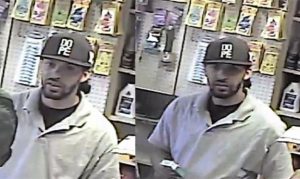 Naugatuck police are looking for this man who they say used stolen credit cards at multiple businesses in Naugatuck and Shelton. –CONTRIBUTED 
